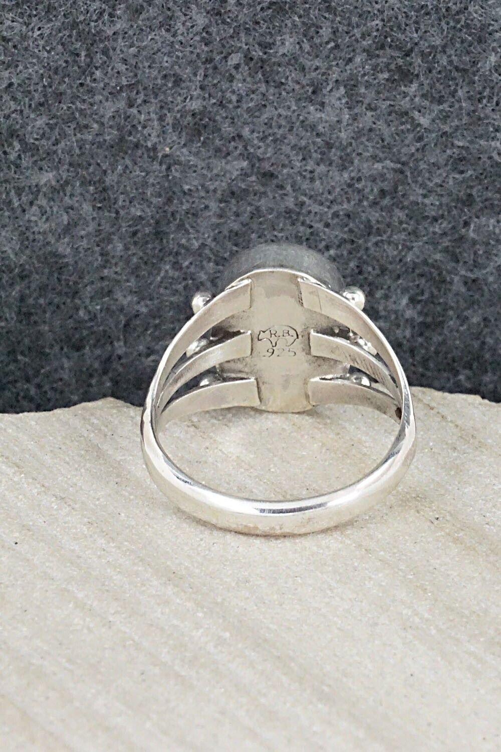 Opalite & Sterling Silver Ring - Tom Dinetso - Size 8