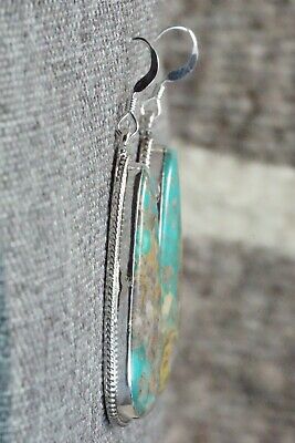 Turquoise & Sterling Silver Earrings - Verley Betone