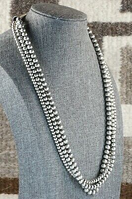 Navajo Sterling Silver Pearl Necklace - Jan Mariano