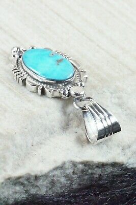 Turquoise and Sterling Silver Pendant - Daniel Benally