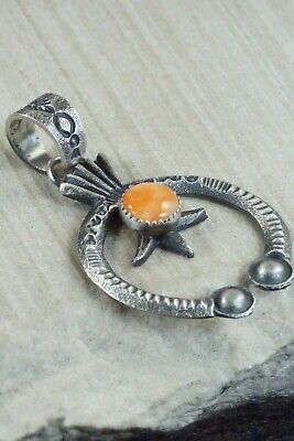 Spiny Oyster and Sterling Silver Pendant - Kevin Billah