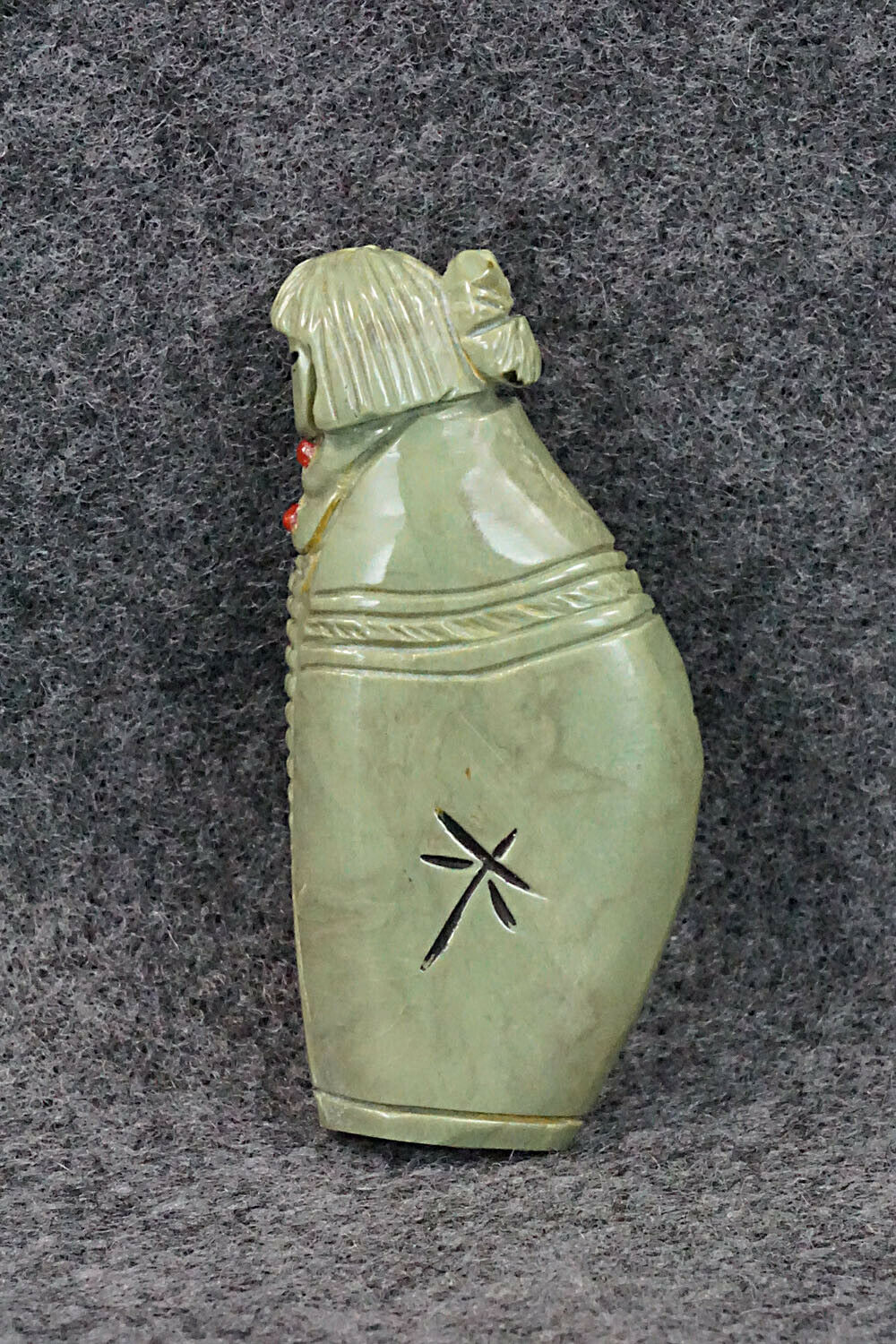 Corn Maiden Zuni Fetish Carving - Sandra Quandelacy