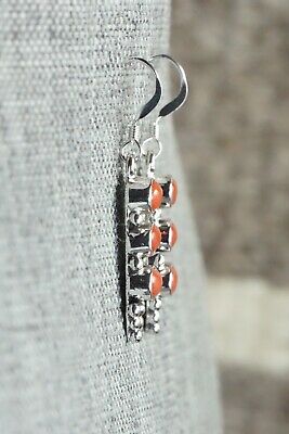 Coral & Sterling Silver Earrings - Verley Betone