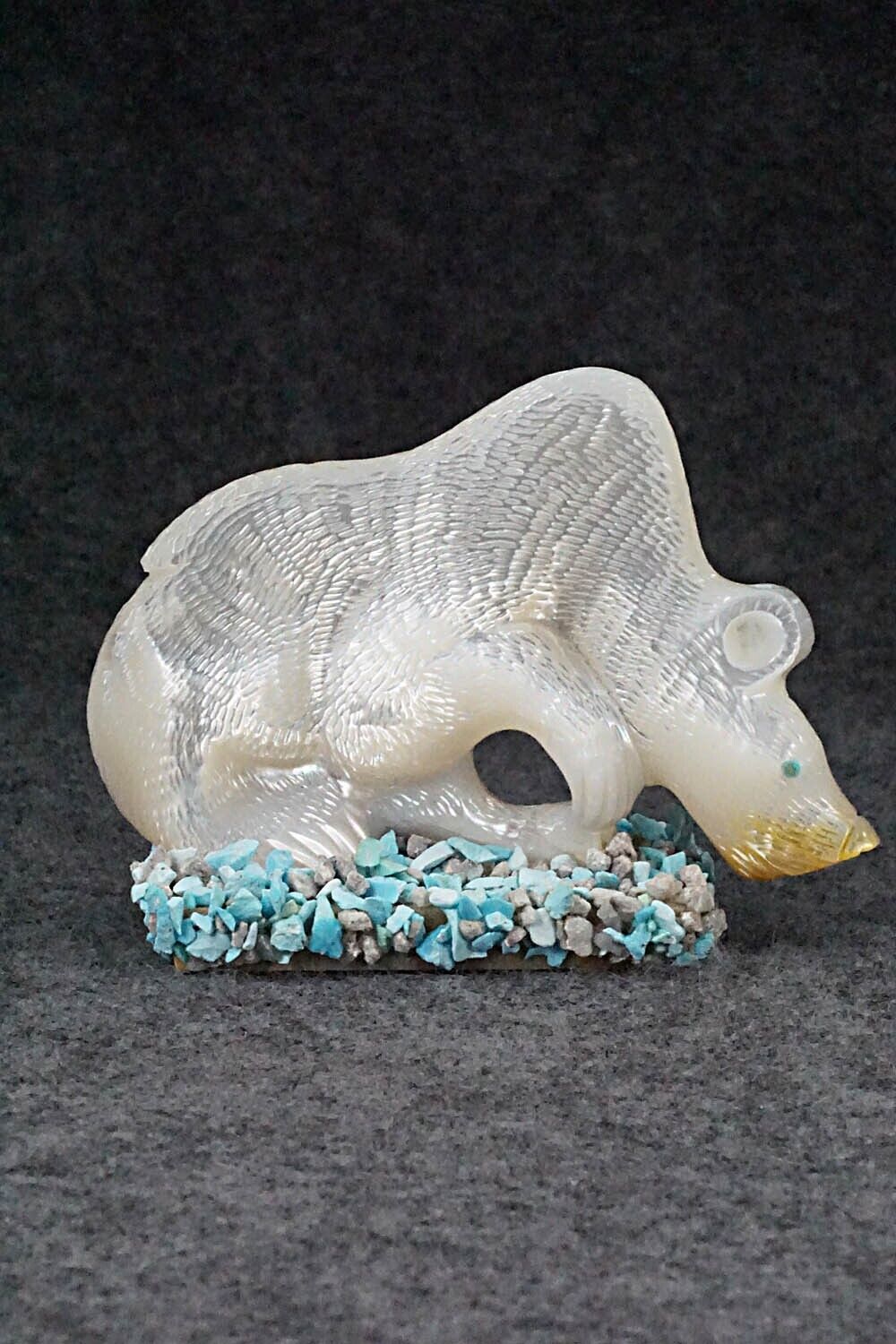 Bear Zuni Fetish Carving - Randy Lucio