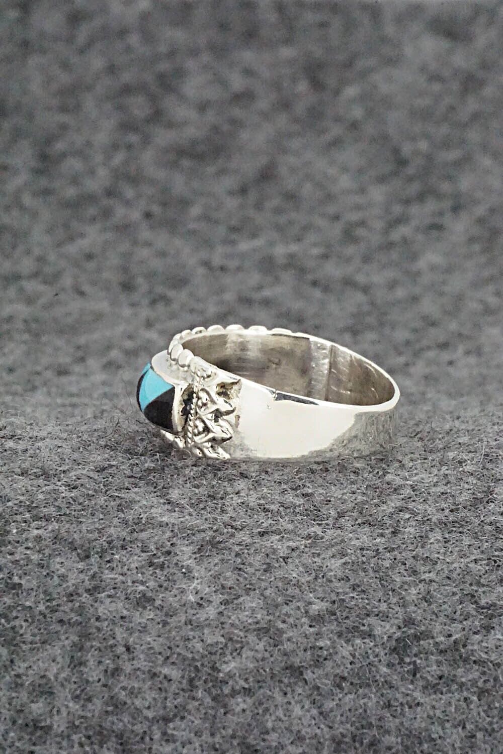 Multi Stone & Sterling Silver Ring - Rebecca Sheyka - Size 7