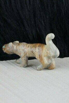 Mountain Lion Zuni Fetish Carving - Cody Nastacio - High Lonesome Trading