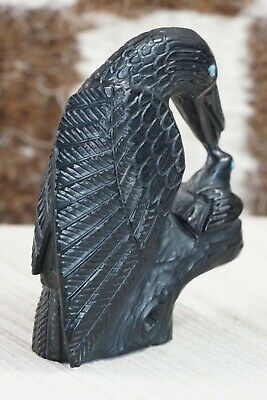 Crow Zuni Fetish Carving - Derrick Kaamasee