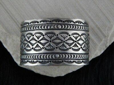 Navajo Sterling Silver Bracelet - Leonard Maloney - High Lonesome Trading