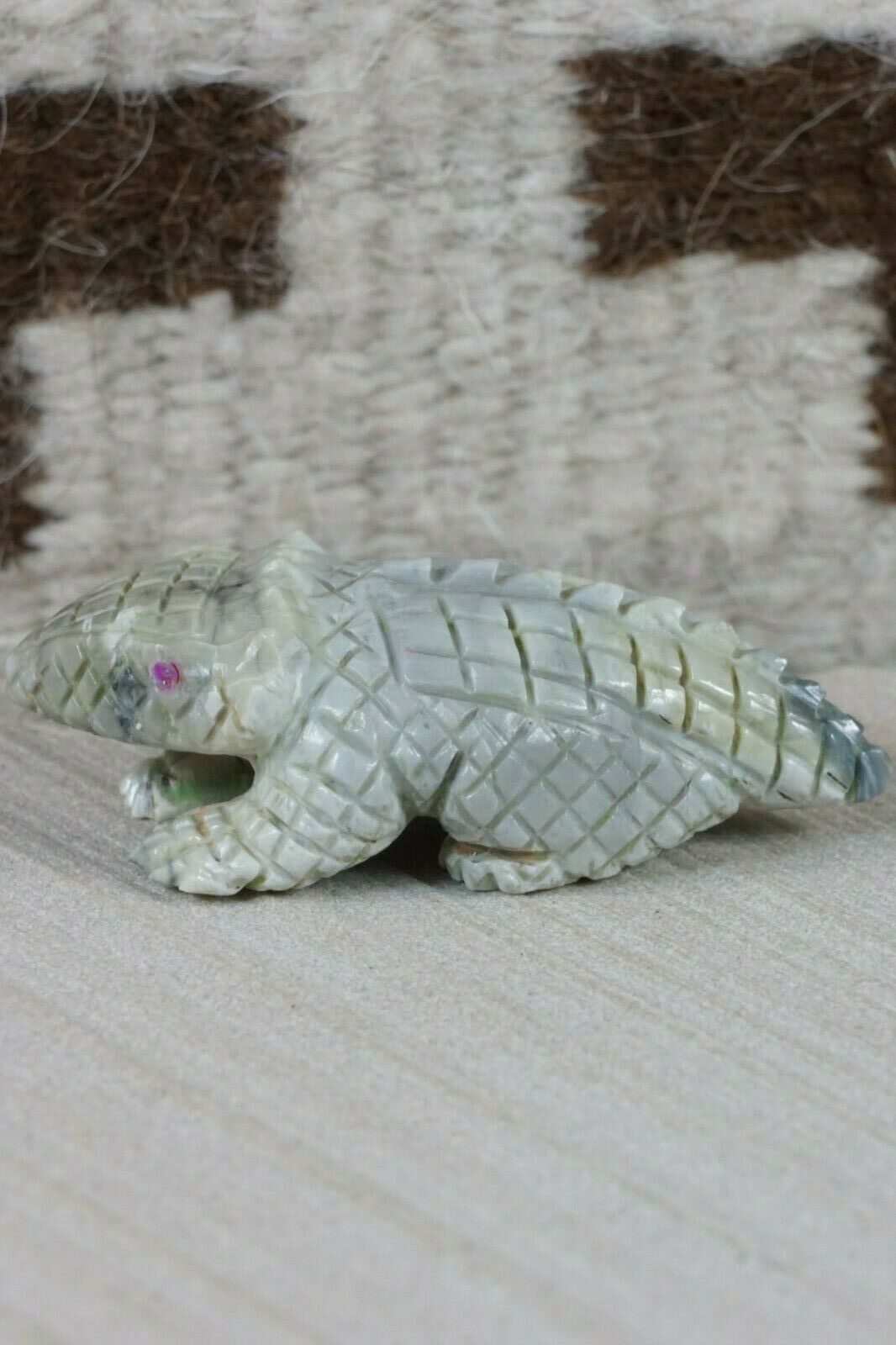 Horned Toad Zuni Fetish Carving - Jonas Hastito - High Lonesome Trading