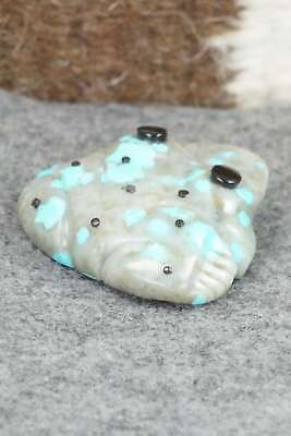 Frog Zuni Fetish Carving - Reynold Lunasee