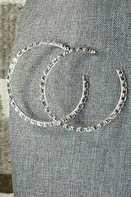 Turquoise, Coral & Silver Hoop Earrings - Alvin & Aurelia Hughte