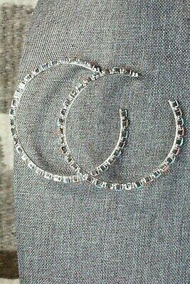 Turquoise, Coral & Silver Hoop Earrings - Alvin & Aurelia Hughte - High Lonesome Trading