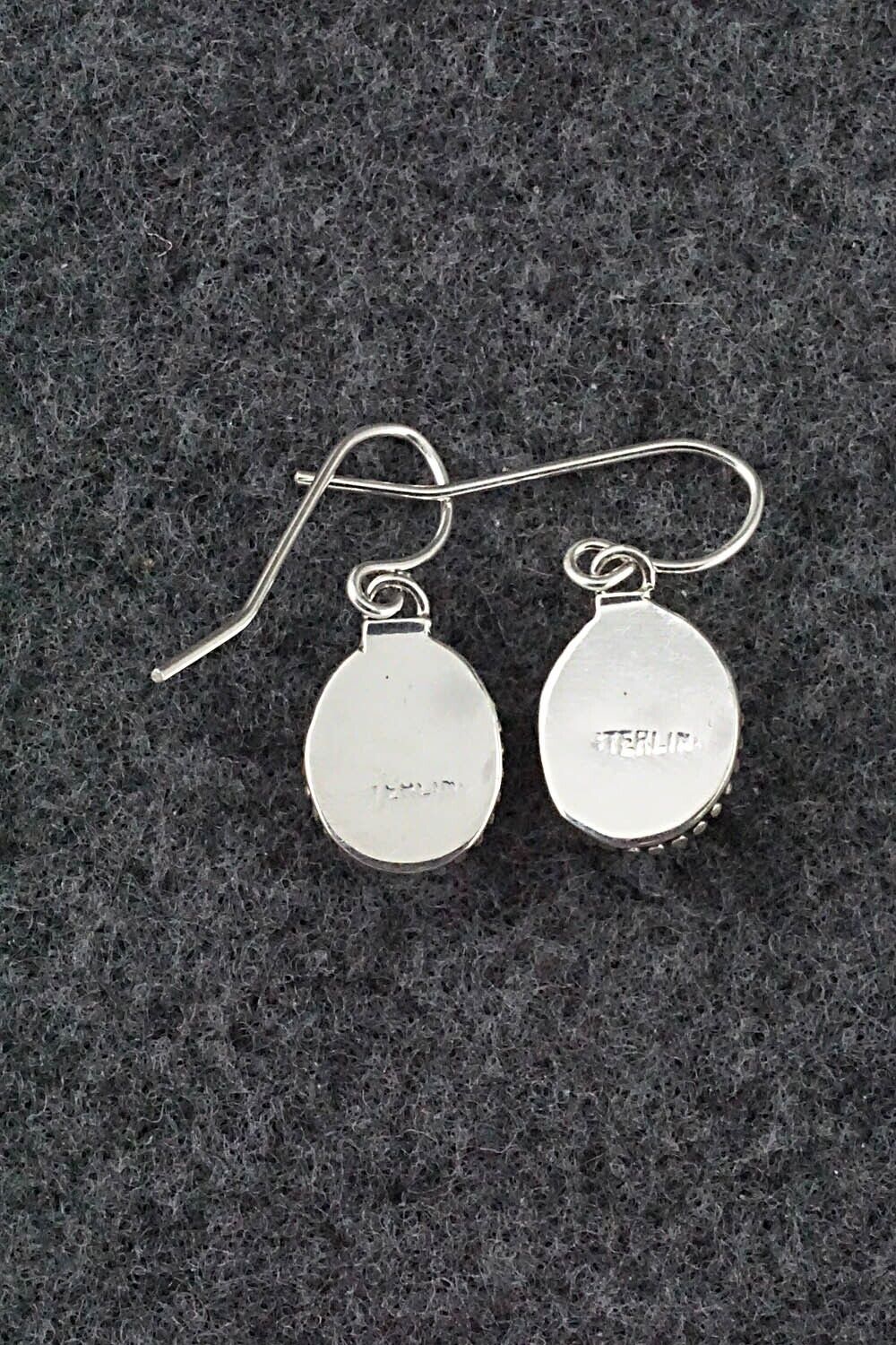 Turquoise & Sterling Silver Earrings - Rosemary Saunders