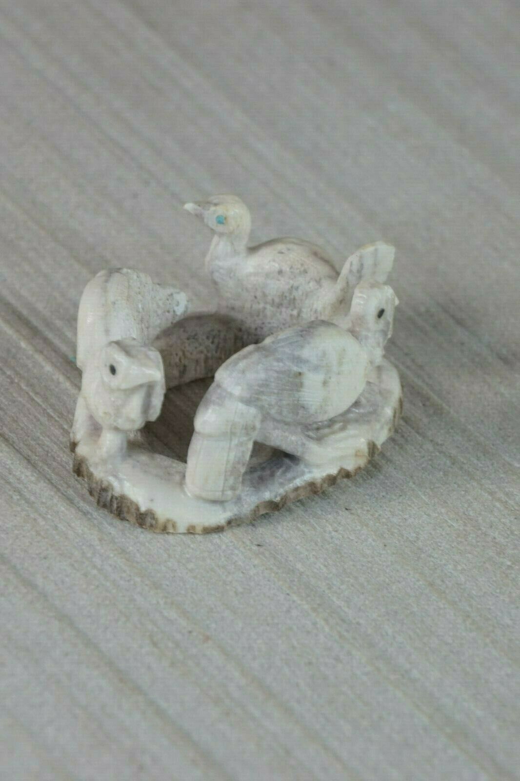 Turkeys Zuni Fetish Carving - Maxx Laate - High Lonesome Trading