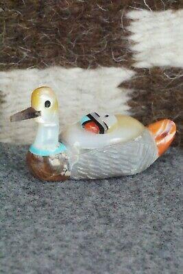 Duck Zuni Fetish Carving - Darrin Boone - High Lonesome Trading