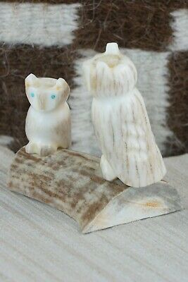 Owl Zuni Fetish Carving - Brandon Phillips