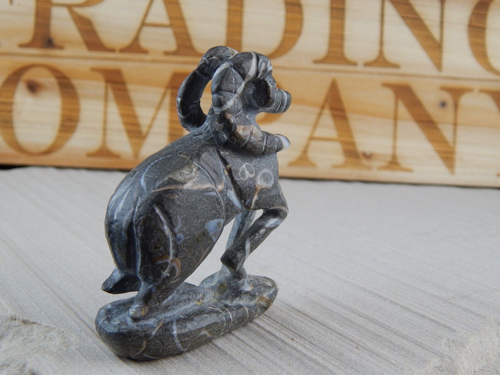 Ram Zuni Fetish Carving - Jerrold Lahaleon - High Lonesome Trading