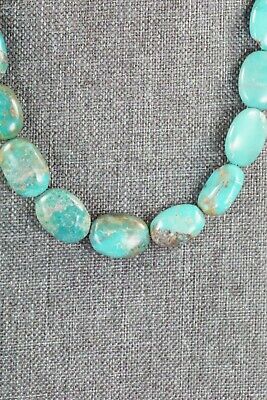Turquoise & Sterling Silver Necklace - Navajo