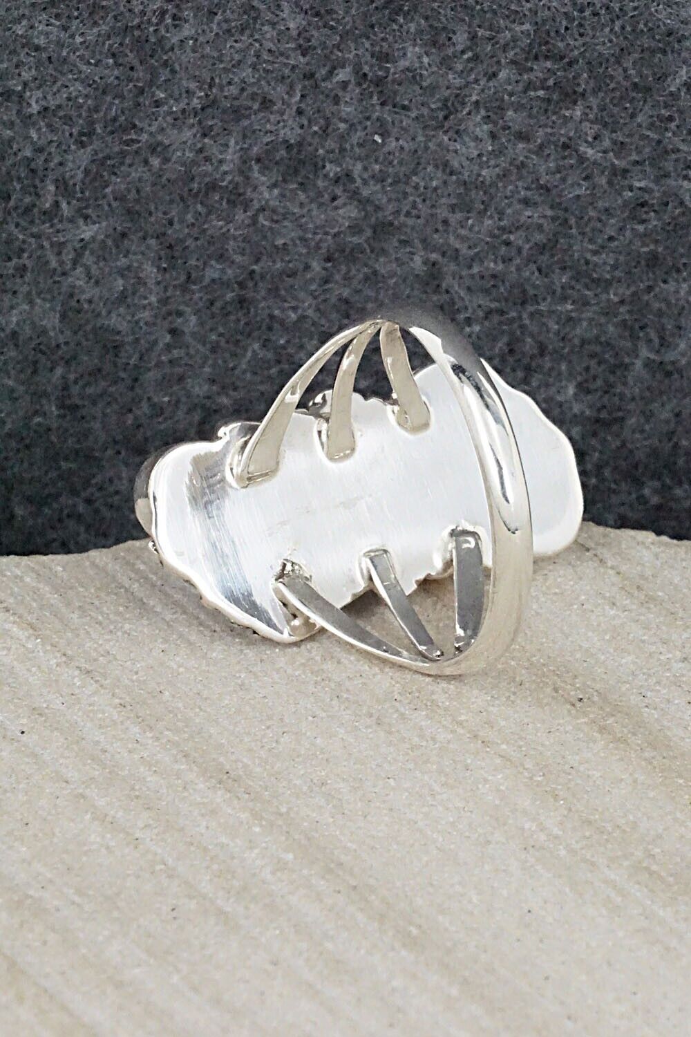 Turquoise & Sterling Silver Ring - Harris Largo - 9
