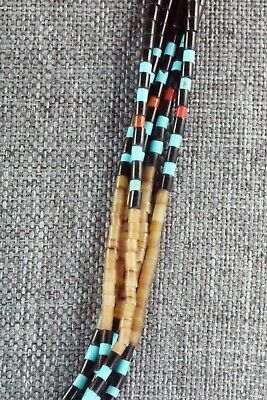 Turquoise, Coral and Shell Necklace - Esquipula Tenorio