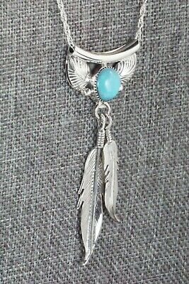 Turquoise & Sterling Silver Necklace - Sharon McCarthy