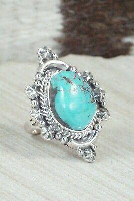 Turquoise & Sterling Silver Ring - Daniel Benally - Size - High Lonesome Trading