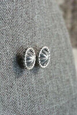 Navajo Sterling Silver Earrings - Etta Larry