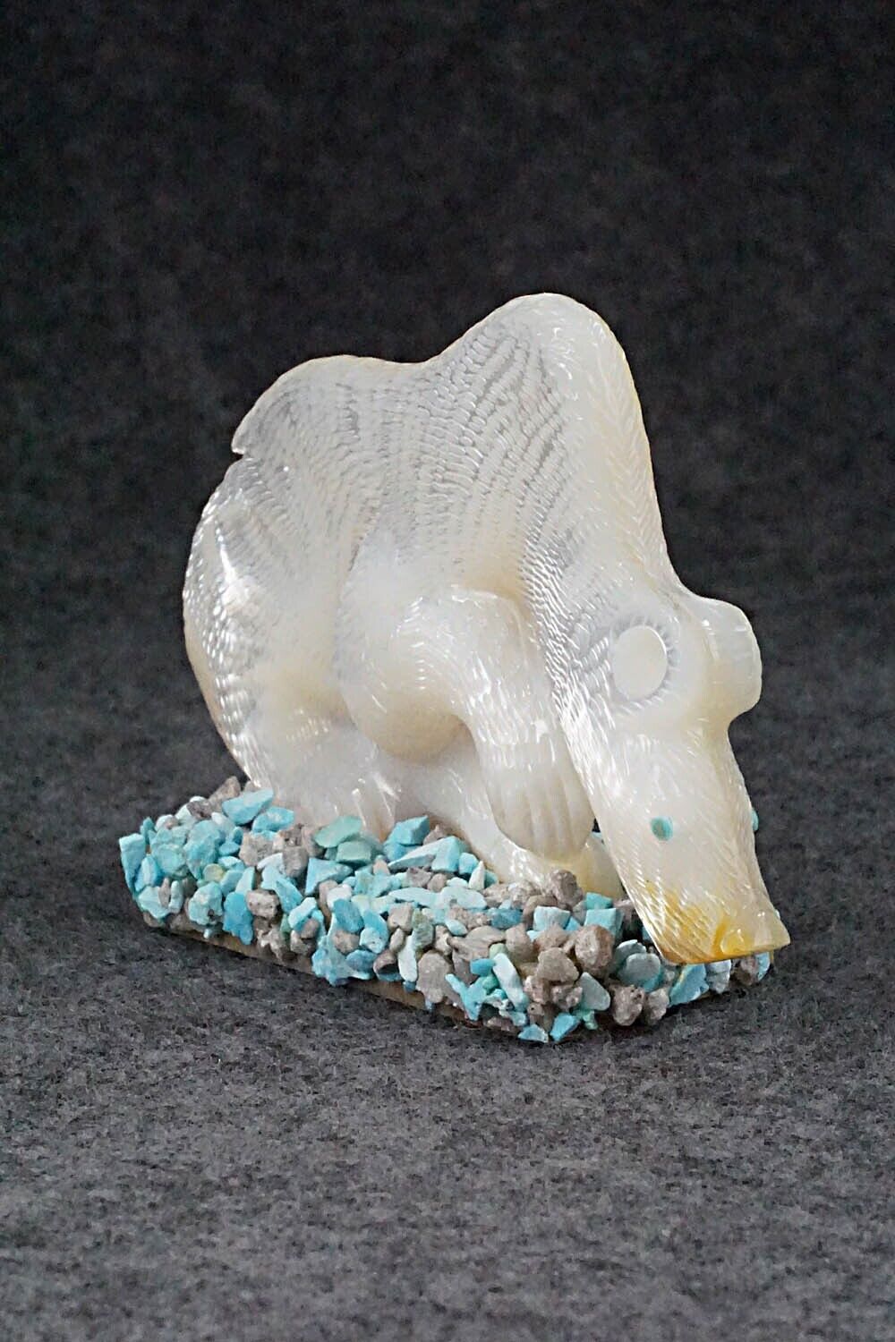 Bear Zuni Fetish Carving - Randy Lucio