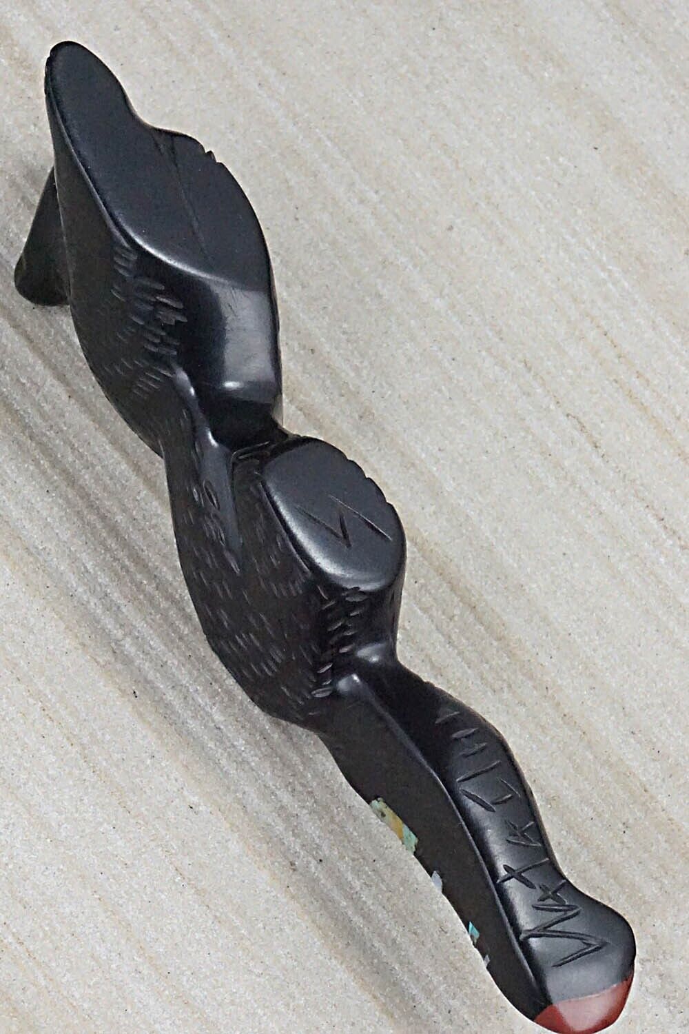 Mountain Lion Zuni Fetish Carving - Steven Natachu