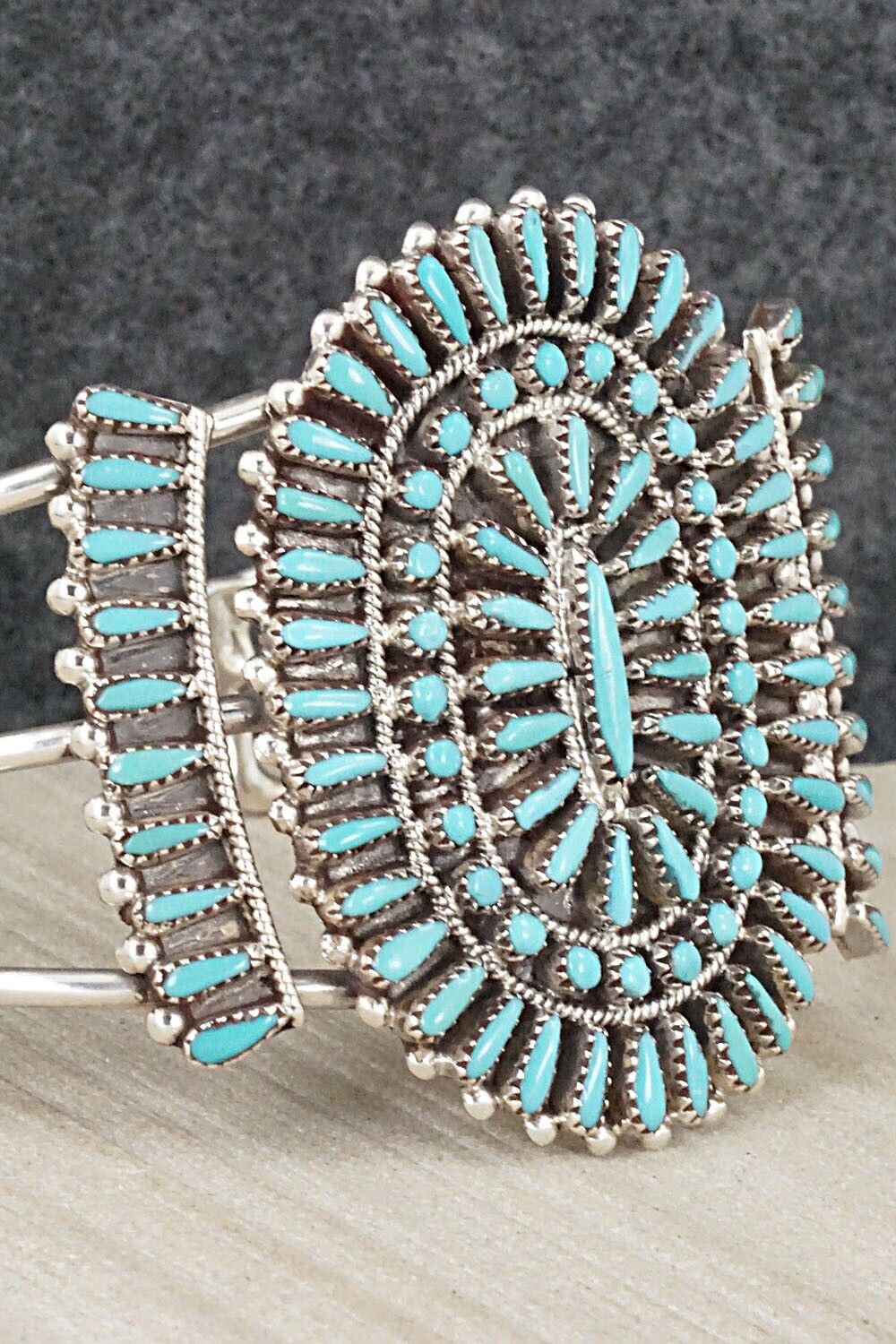 Turquoise & Sterling Silver Bracelet - Judy Wallace