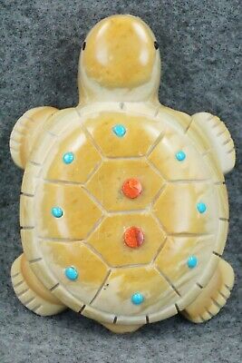 Turtle Zuni Fetish Carving - Reynold Lunasee