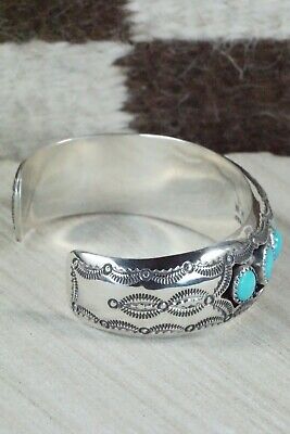 Turquoise & Sterling Silver Bracelet - Wilbert Muskett Sr.