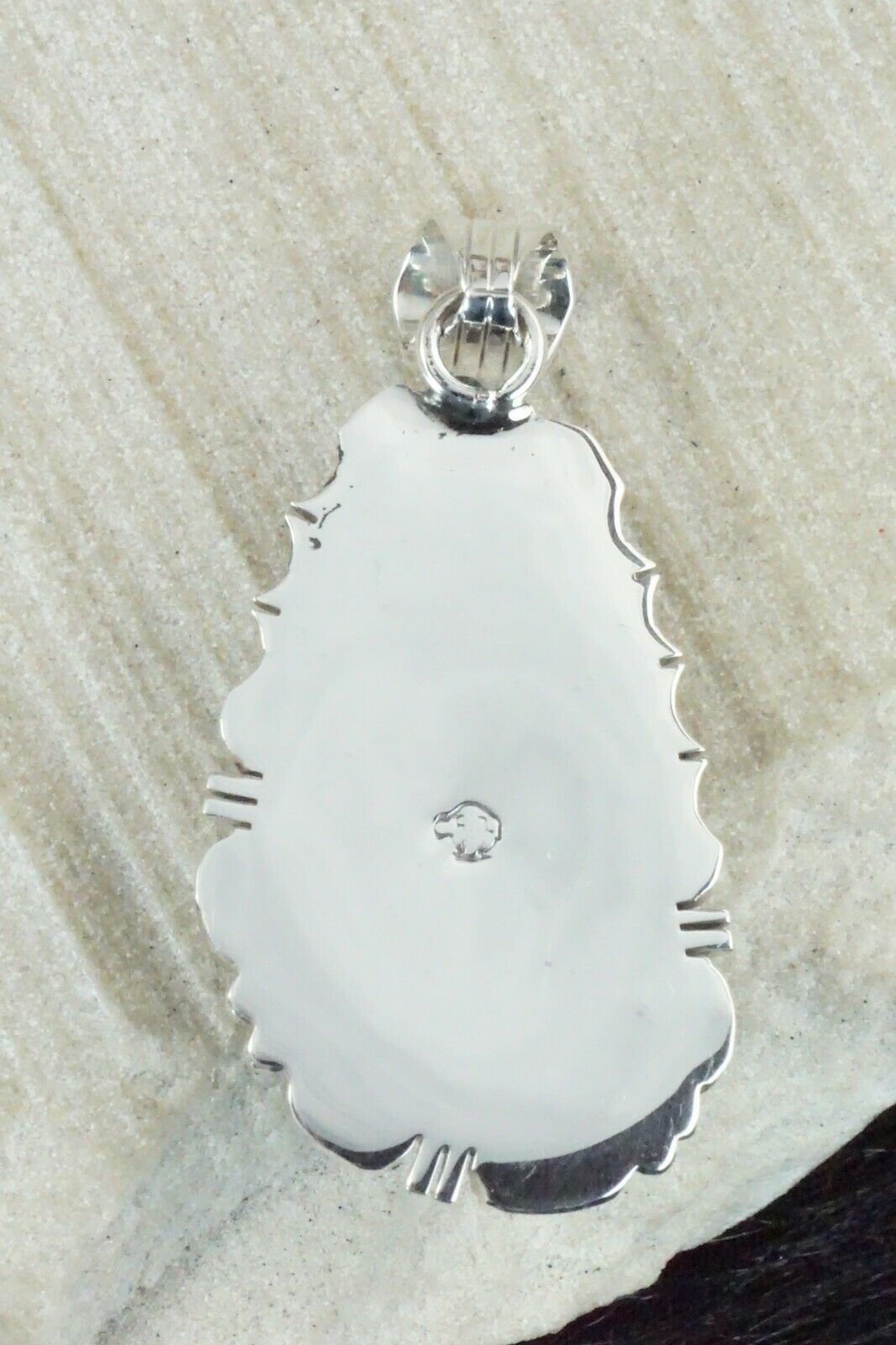 Turquoise & Sterling Silver Pendant - Samuel Yellowhair