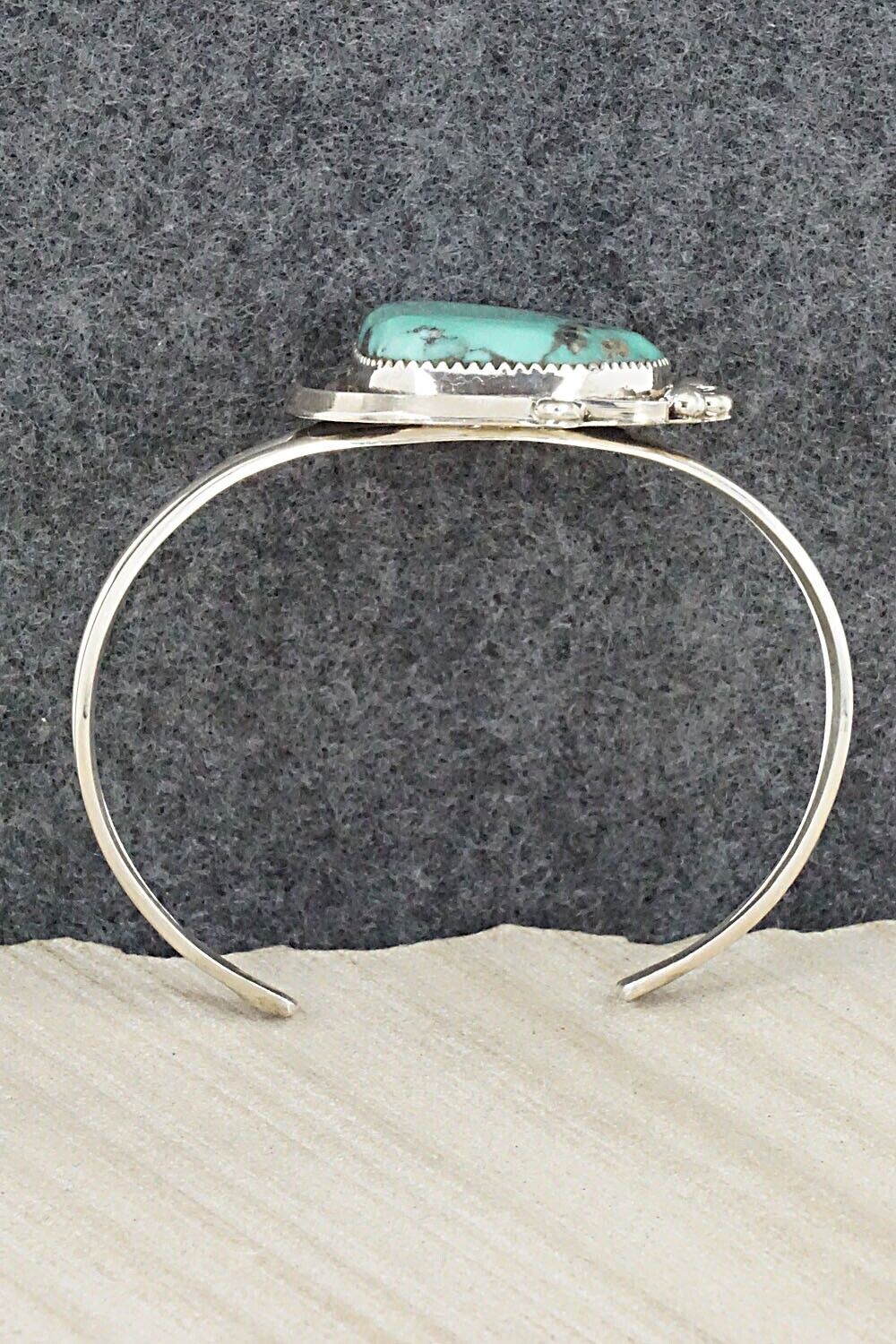 Turquoise & Sterling Silver Bracelet - Donavan Nez