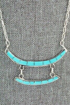 Turquoise & Sterling Silver Necklace - Gloria Waseta