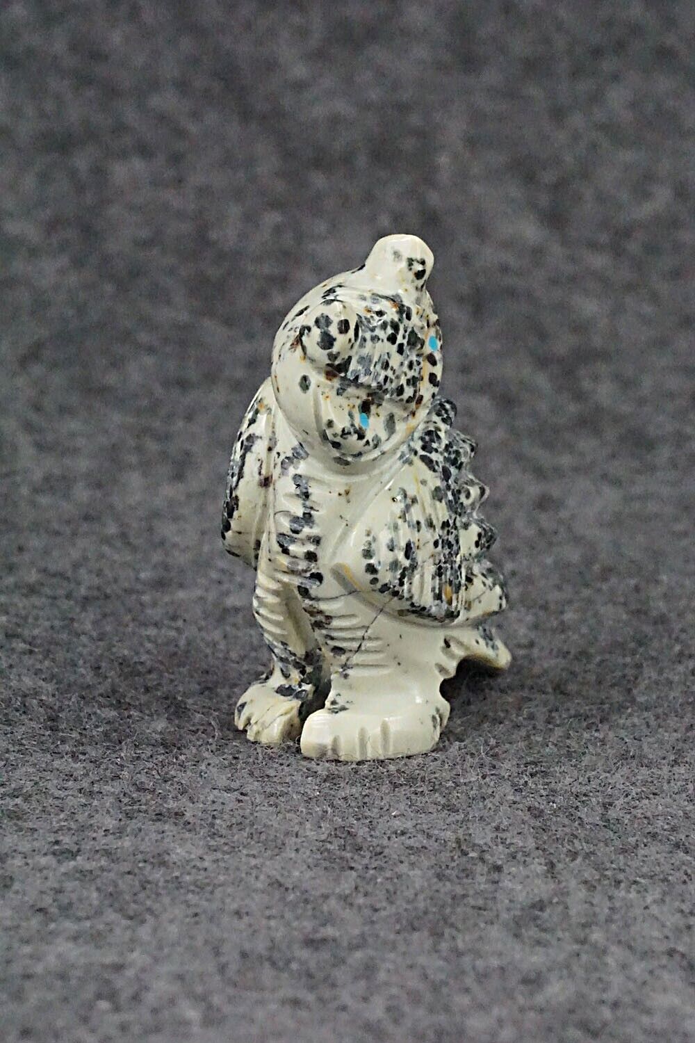 Owl Navajo Fetish Carving - Albert Livingston