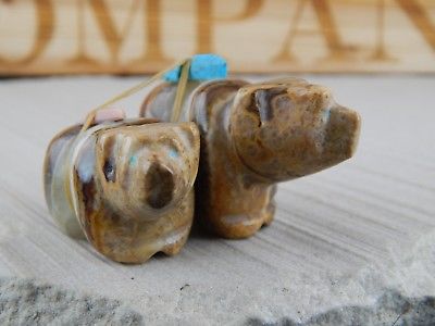 Bear Zuni Fetish Carving - Jeff Eriacho - High Lonesome Trading