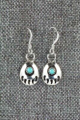 Turquoise & Sterling Silver Earrings - Leta Parker