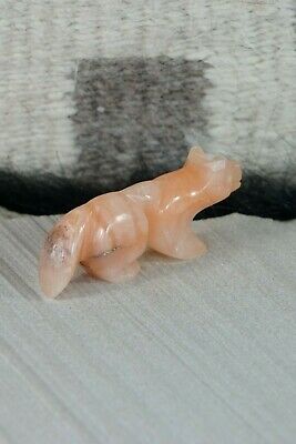 Wolf Zuni Fetish Carving - Rosella Soseeah - High Lonesome Trading