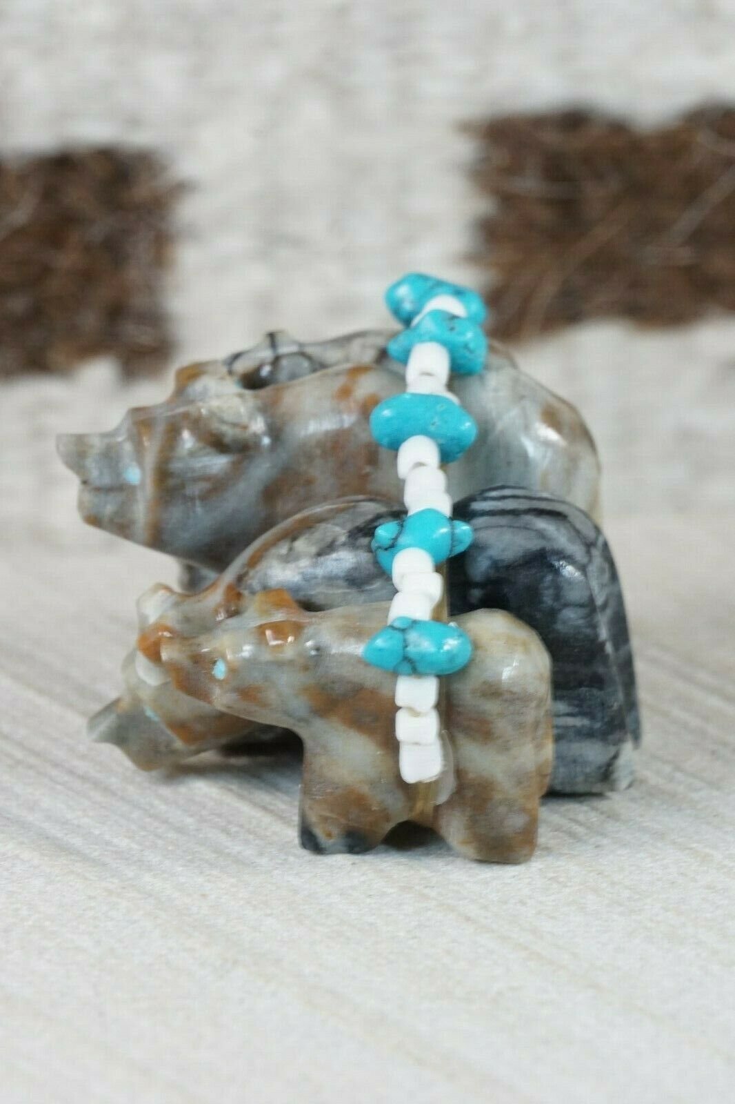 Bear Zuni Fetish Carving - Tim Lementino - High Lonesome Trading
