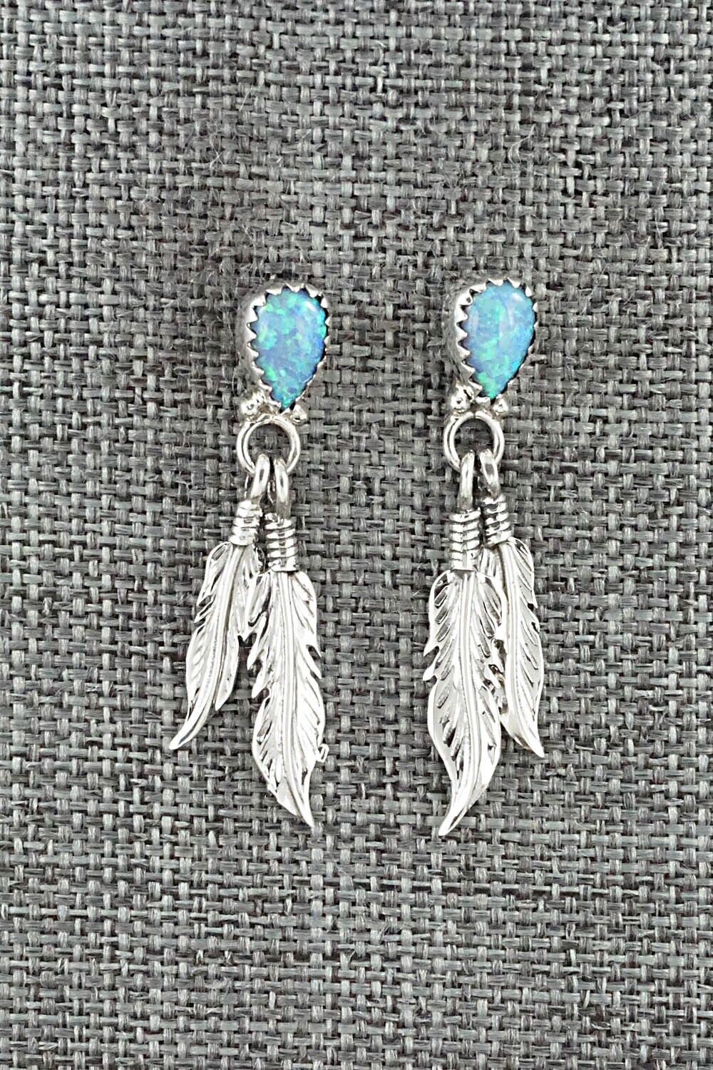 Opalite & Sterling Silver Earrings - Judy Largo