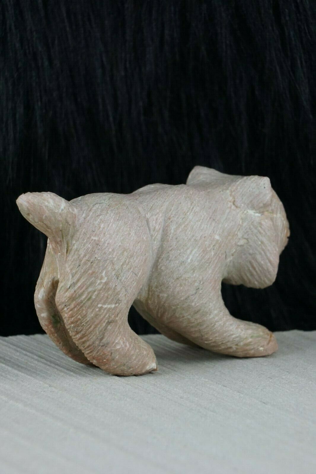 Bobcat Zuni Fetish Carving - Jonas Hastito - High Lonesome Trading