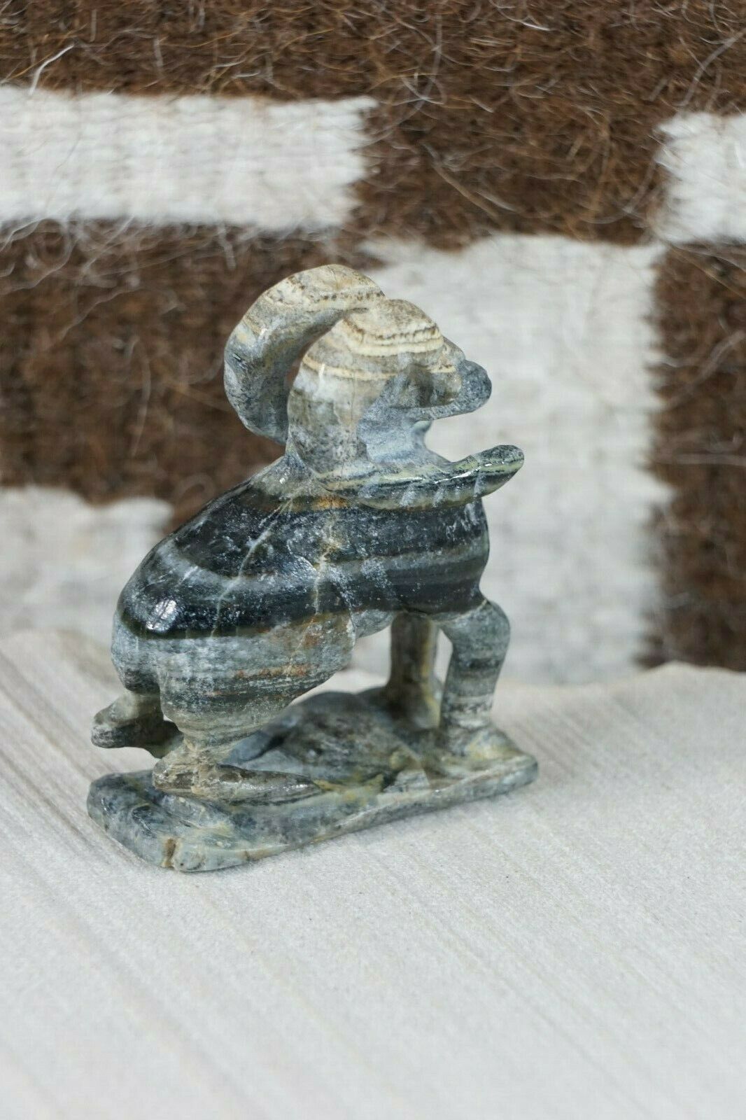 Ram Zuni Fetish Carving - Jerrold Lahaleon - High Lonesome Trading