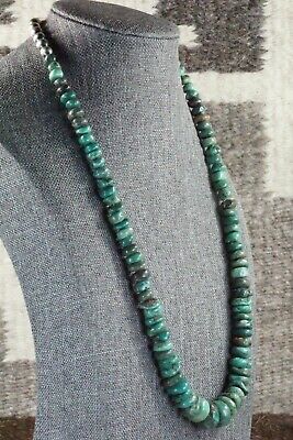 Turquoise & Sterling Silver Necklace - Navajo