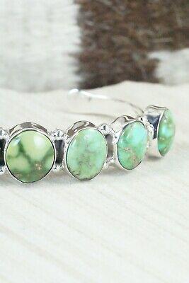 Turquoise & Sterling Silver Bracelet - Thomas Yazzie - High Lonesome Trading