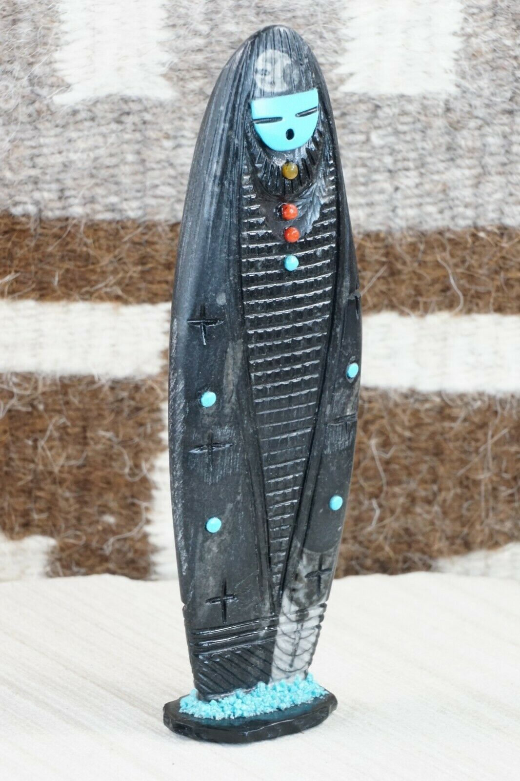 Corn Maiden Zuni Fetish Carving - Stuart Quandelacy