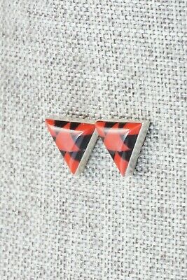 Coral & Sterling Silver Earrings - John Quam