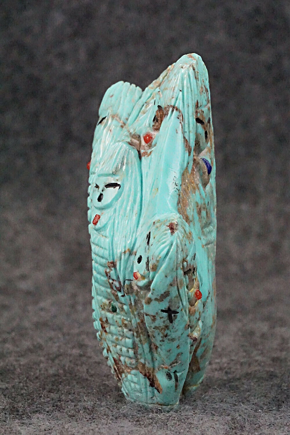 Corn Maiden Zuni Fetish Carving - Sandra Quandelacy
