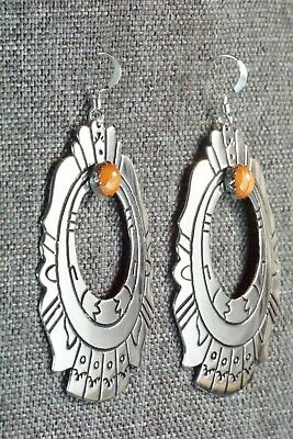 Spiny Oyster & Sterling Silver Earrings - Rosita Singer