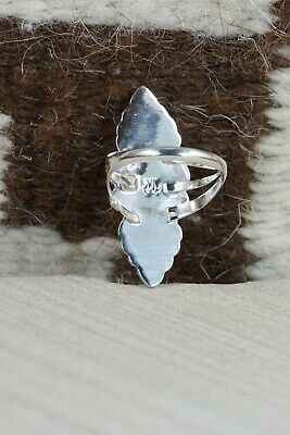 Navajo Lapis and Sterling Silver Ring - Danny Kenneth - Size 5.5